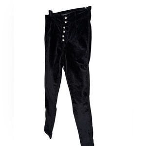 Veronica. Beard Black Velvet skinny pants. Size 28. In excellent condition